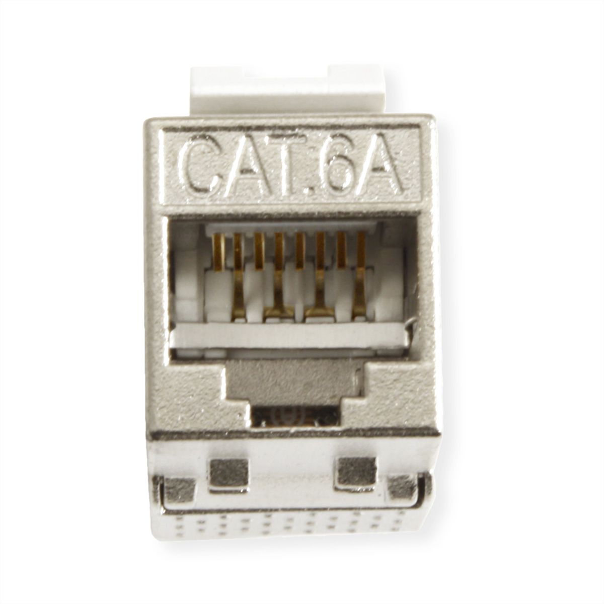 VALUE Cat.6A (klasse EA) Keystone, RJ-45, afgeschermd, zonder gereedschap, SLIM.