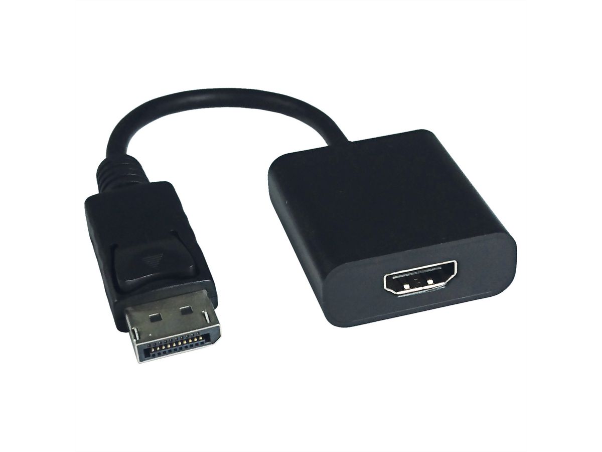 VALUE Cableadapter, DisplayPort v1.2, HDR 10, DP M - HDMI F