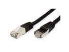 VALUE S/FTP (PiMF) Patch Cord, Cat.6 (Class E), black, 2 m