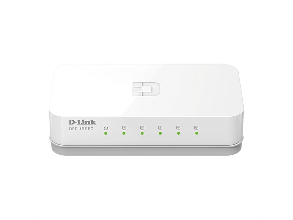 D-Link DES-1005C/E 5-Port Switch Fast Ethernet