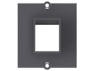 BACHMANN custom module frame 1x Keystone, black