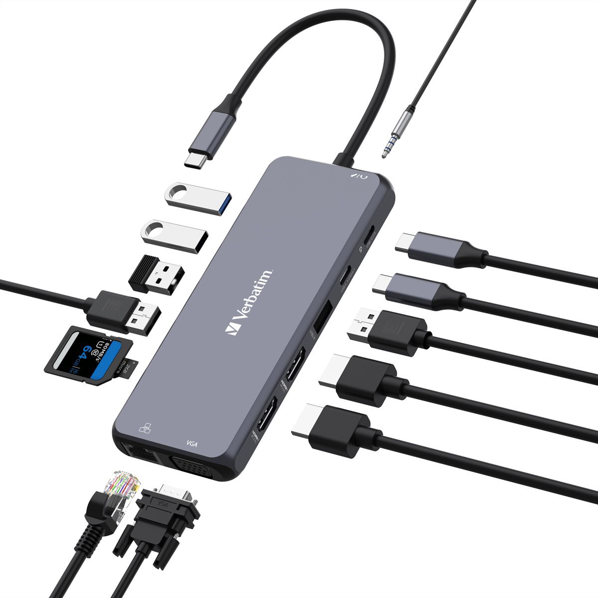 VERBATIM USB-C Multiport CMH-14