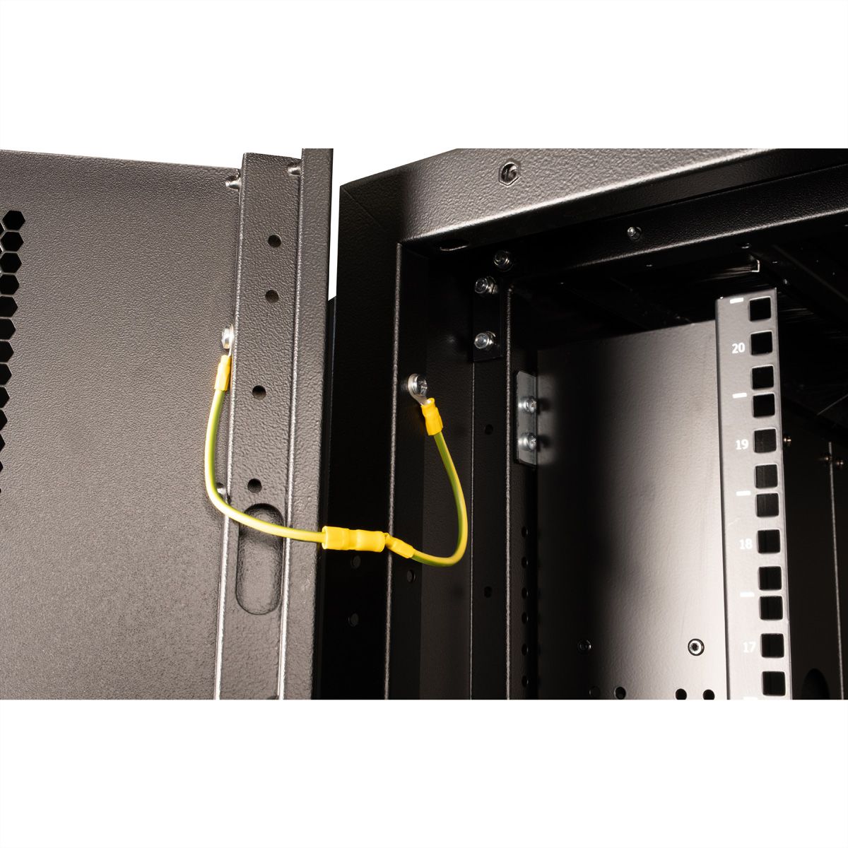ROLINE colocation-kast 42HE 800x1000 mm, 2 compartimenten, zwart