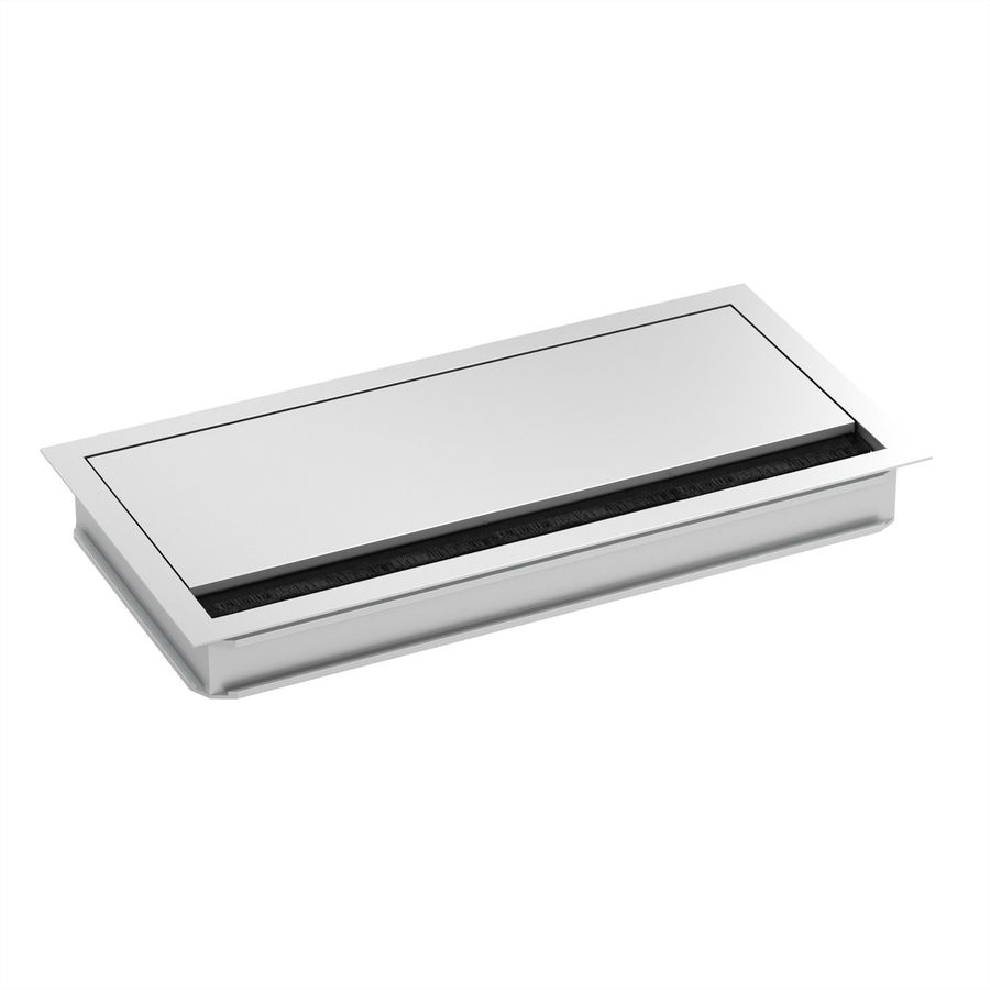 BACHMANN LOOP SQUARE cable bushing, 240mm, silver