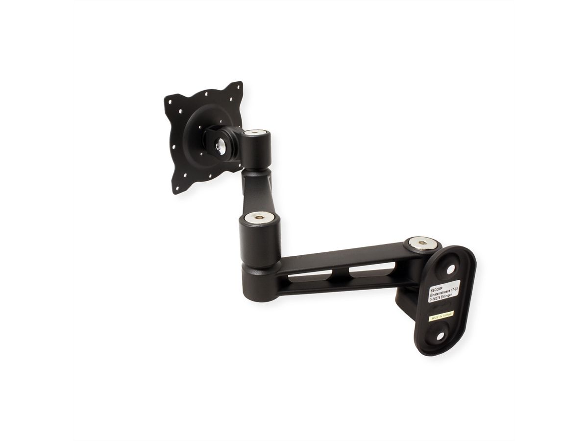 ROLINE LCD Monitor Arm, Wall Mount, 5 Joints, black