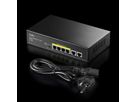 CUDY FS1006P 6-Port 10/100M PoE+ Switch 60W