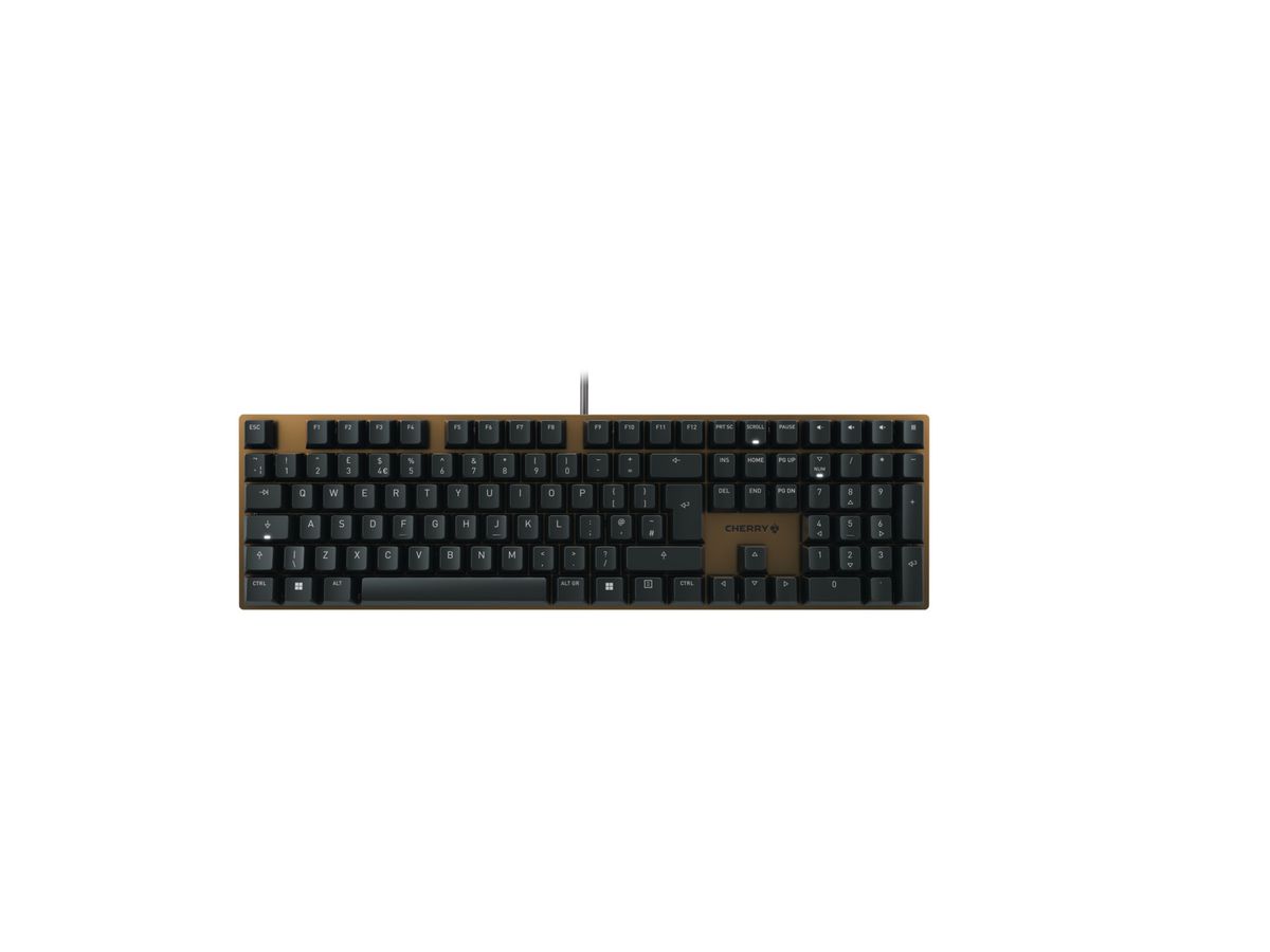 CHERRY KC 200 MX keyboard Universal USB QWERTY English Black, Bronze