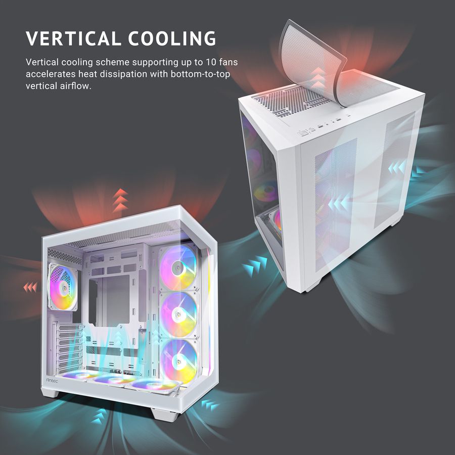 ANTEC Constellation C5 ARGB PC case Midi Tower ATX, white