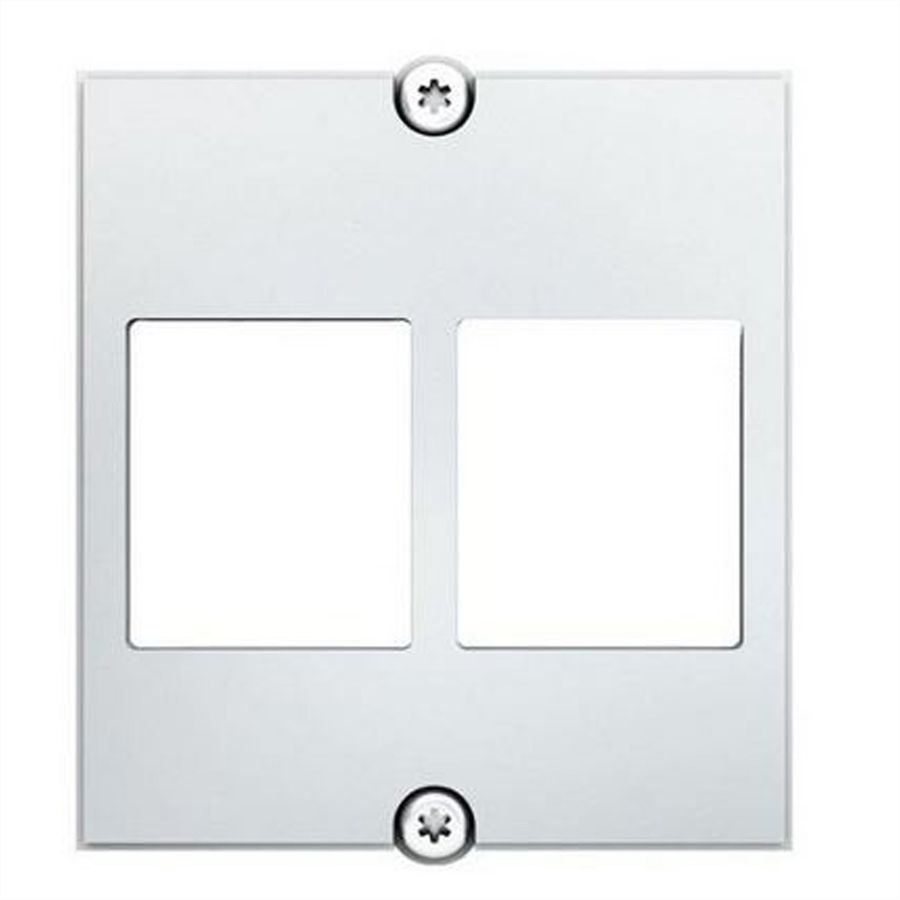 BACHMANN Custom Module Frame 2x Keystone, white
