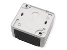 TELEGÄRTNER, data outlet IP44, 75x86x58, grey, incl. mounting plate for 2x AMJ resp. UMJ Module/Adaptor