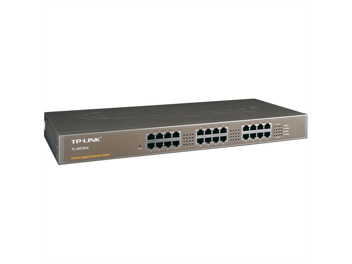 TP-LINK TL-SG1024 24 Port Gigabit Ethernet 19"-Switch