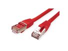 VALUE Patchkabel Cat.6 (Class E) S/FTP (PiMF), LS0H, rood, 1,5 m