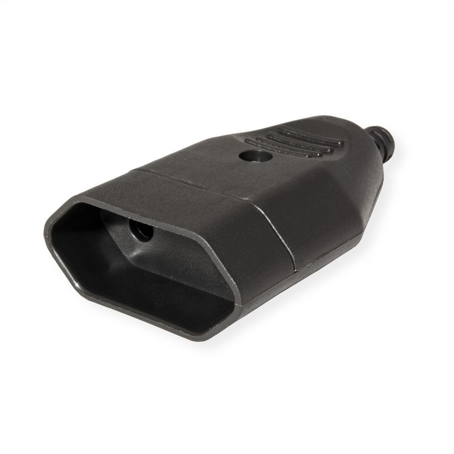 BACHMANN Euro flat coupling 2.5A/250VAC, Mounting, black