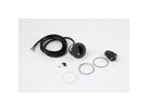 BACHMANN PIX 1x earthing contact, with earthing contact and decorative rings in white, black and stainless steel look, 2 m