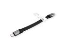 ROLINE USB4 Gen3x2 Cable, PD (Power Delivery) 20V5A, with Emark, C-C, M/M, black, 15 cm