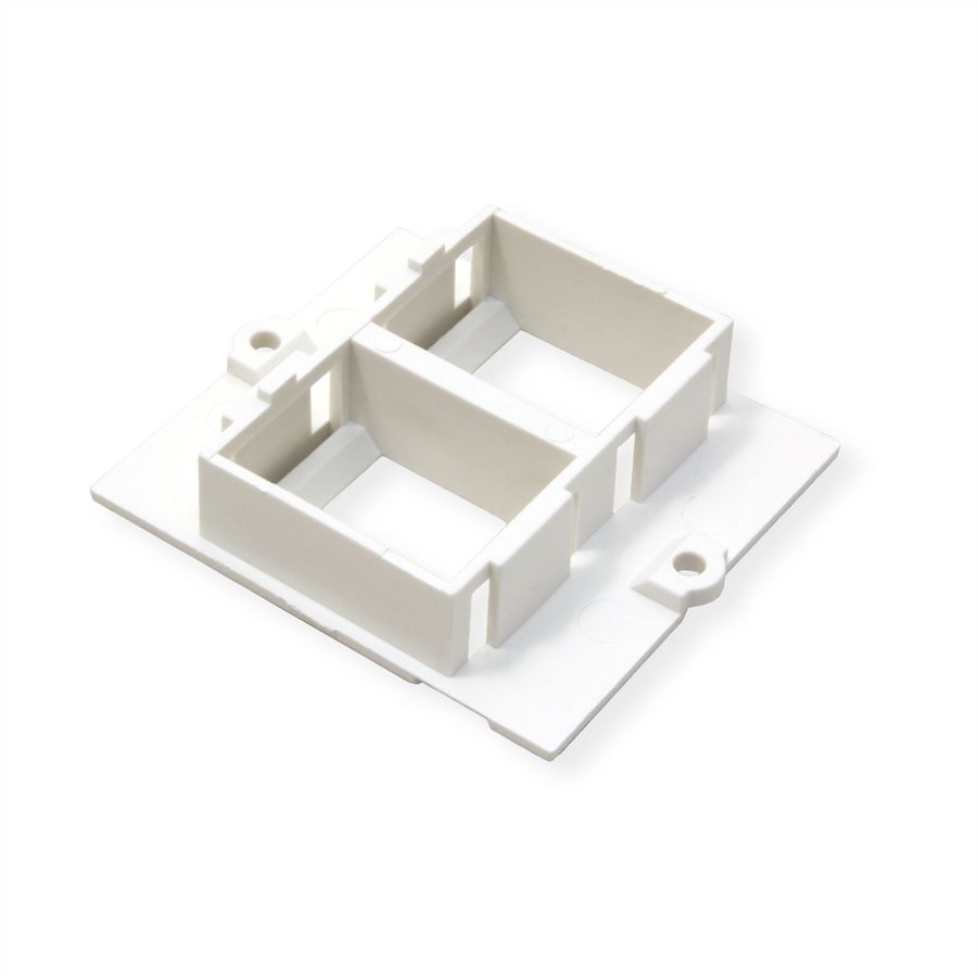 BACHMANN Custom Module Frame 2x Keystone, white