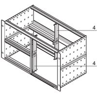 SCHROFF Splitting Extrusion 6 U for Combined Mounting