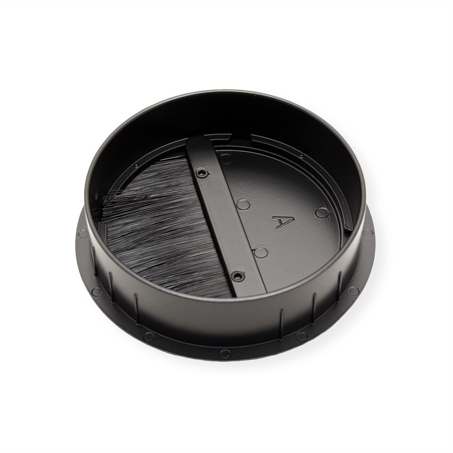 BACHMANN LOOP ROUND Kabeldoorvoer, zwart