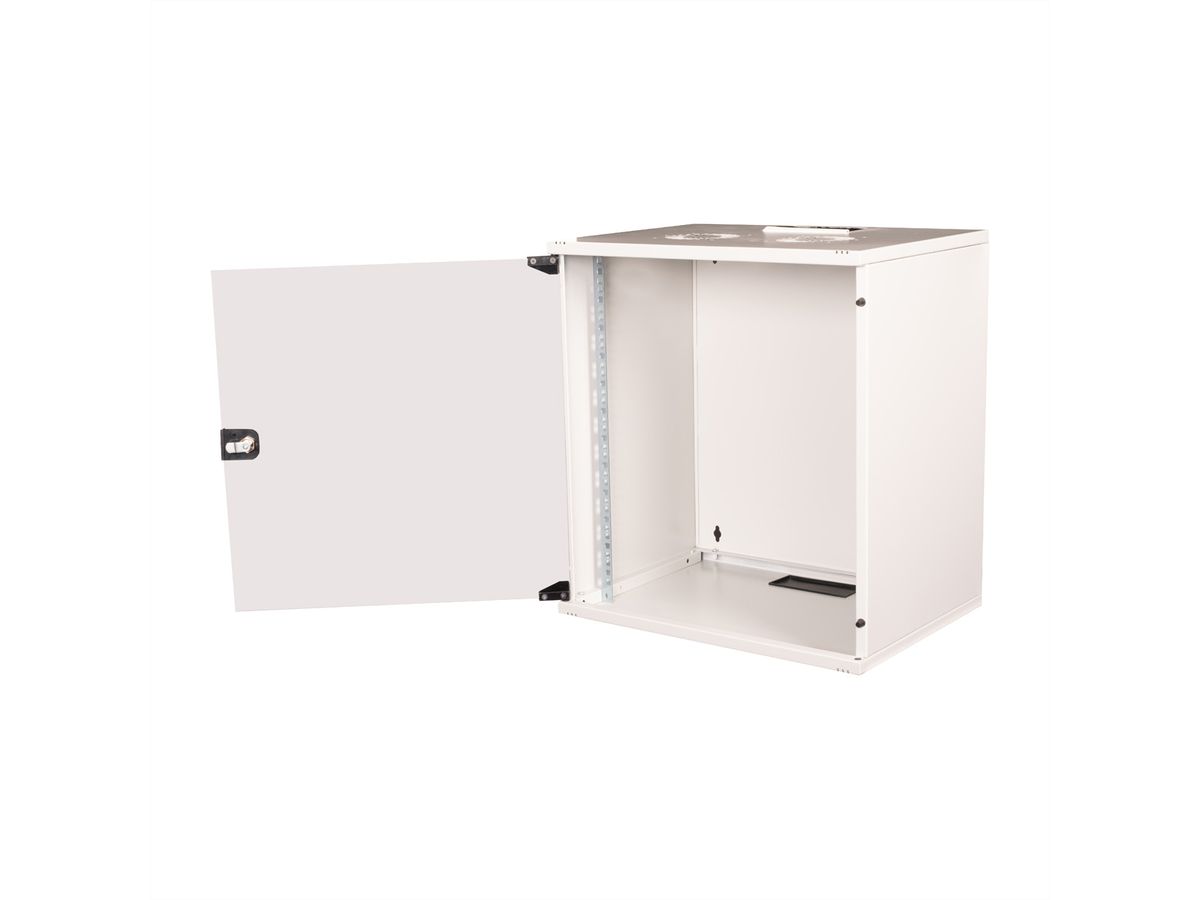 ROLINE 19-inch wandbehuizing Basic 12 U, 540x400 BxD Bouwpakket grijs
