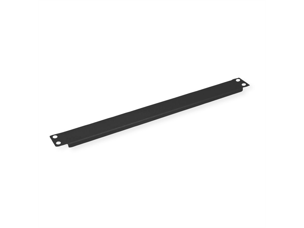 19" Blank Panel, 1U, Metal, black