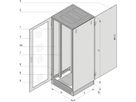 SCHROFF Varistar NET Plus Cabinet, RAL 7035, Single, 47 U, 2200H, 800W, 1000D