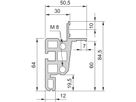 SCHROFF Novastar Cabinet Frame, Heavy-Duty, 16 U 553W 900D