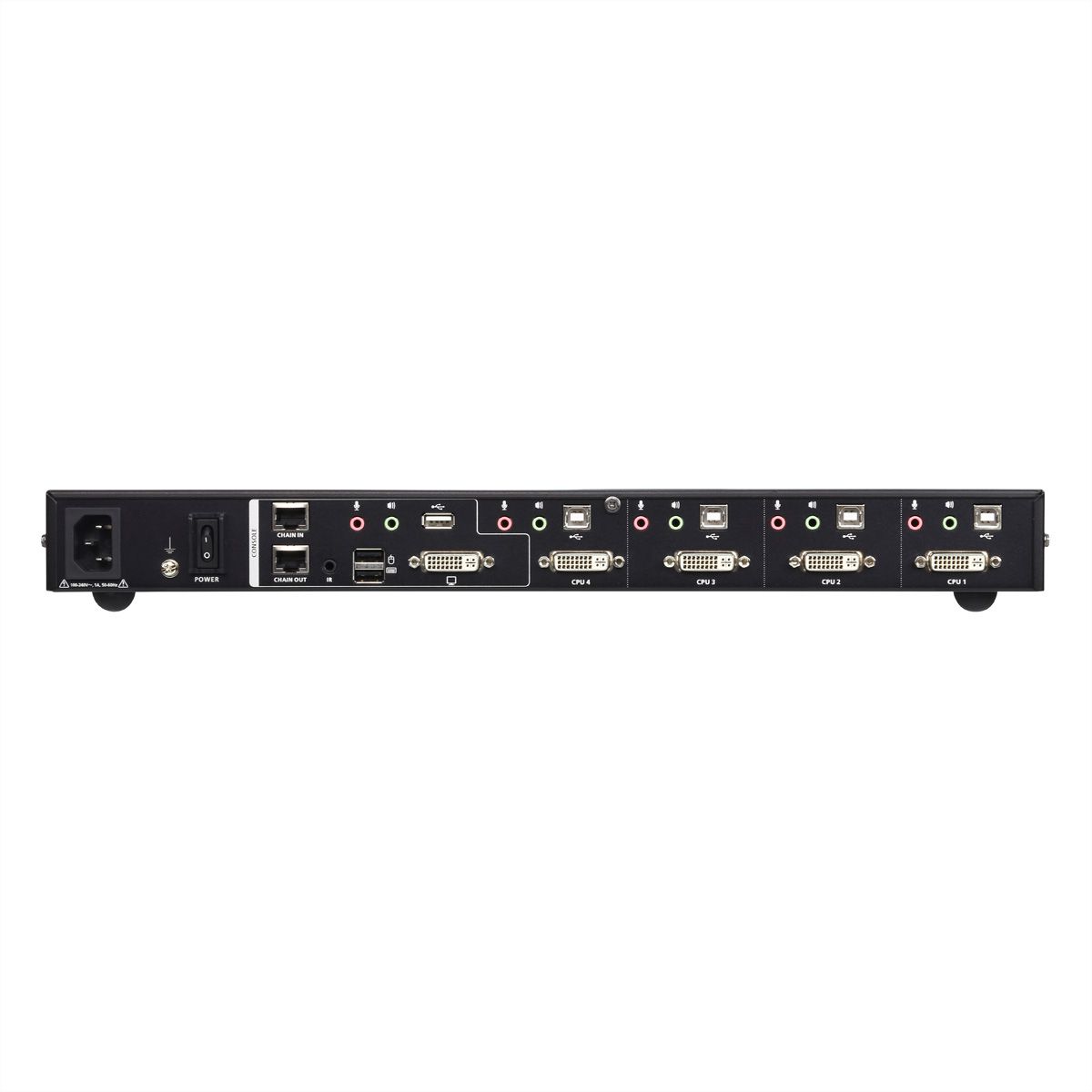 ATEN CM1164A 4-poorts USB DVI Multi-View KVMP Switch
