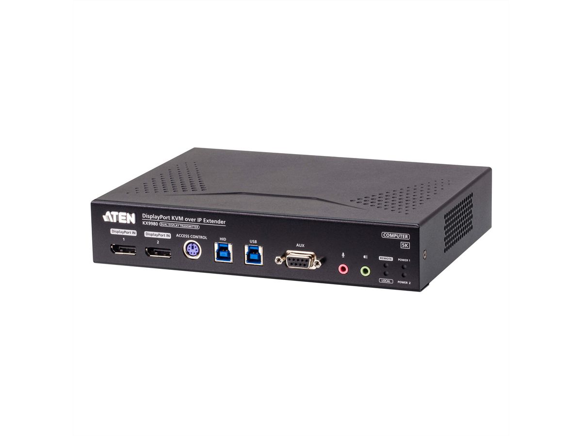 ATEN KX9980T 5K DisplayPprt Dual Display KVM over IP Sender