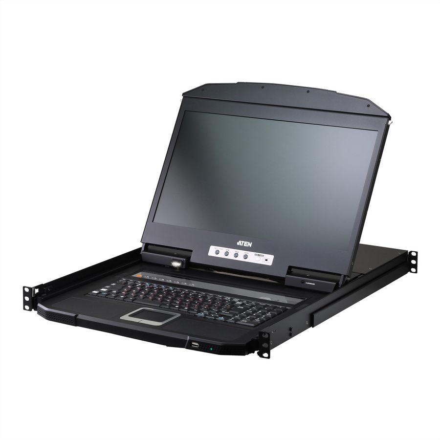ATEN CL3708iNW 8-poorts USB/HDMI-switch voor console D met breedbeeld FHD via IP, Duitse Layout