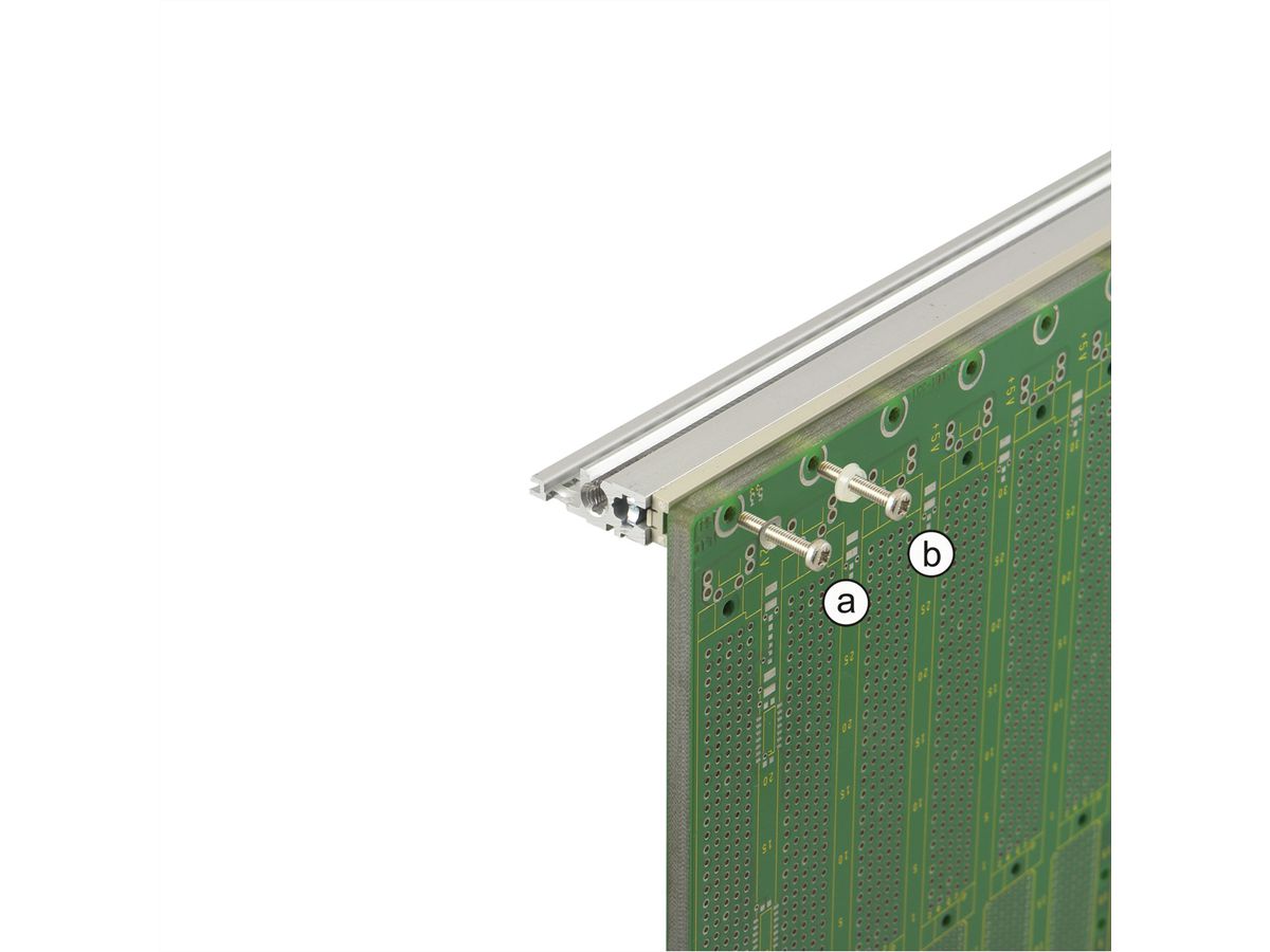 SCHROFF VME64x Backplane, 6 U, 10 Slot zonder P0