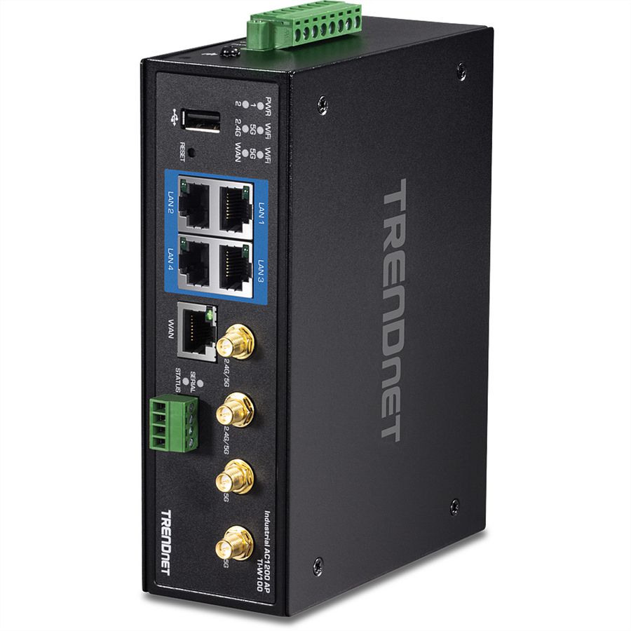 TRENDnet TI-W100 Industriële Router, Draadloos AC1200