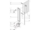SCHROFF-insteekset met afzuiggreep type 2, afgeschermd, grijs, 3 HE, 12 HE