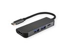 VALUE USB Type C dockingstation, HDMI 4K, 2x USB Type A + Type C PD