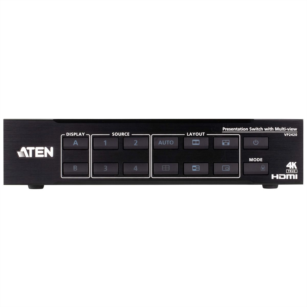 ATEN VP2420 4 x 2 True 4K Presentatie Matrix Switch met Multi View