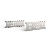 SCHROFF Varistar Dieptemaat, 3 rijen, 600D, aluzinc