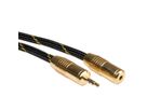 ROLINE GOLD 3.5mm Audio Extension Cable, Male - Female, Retail Blister, 5 m