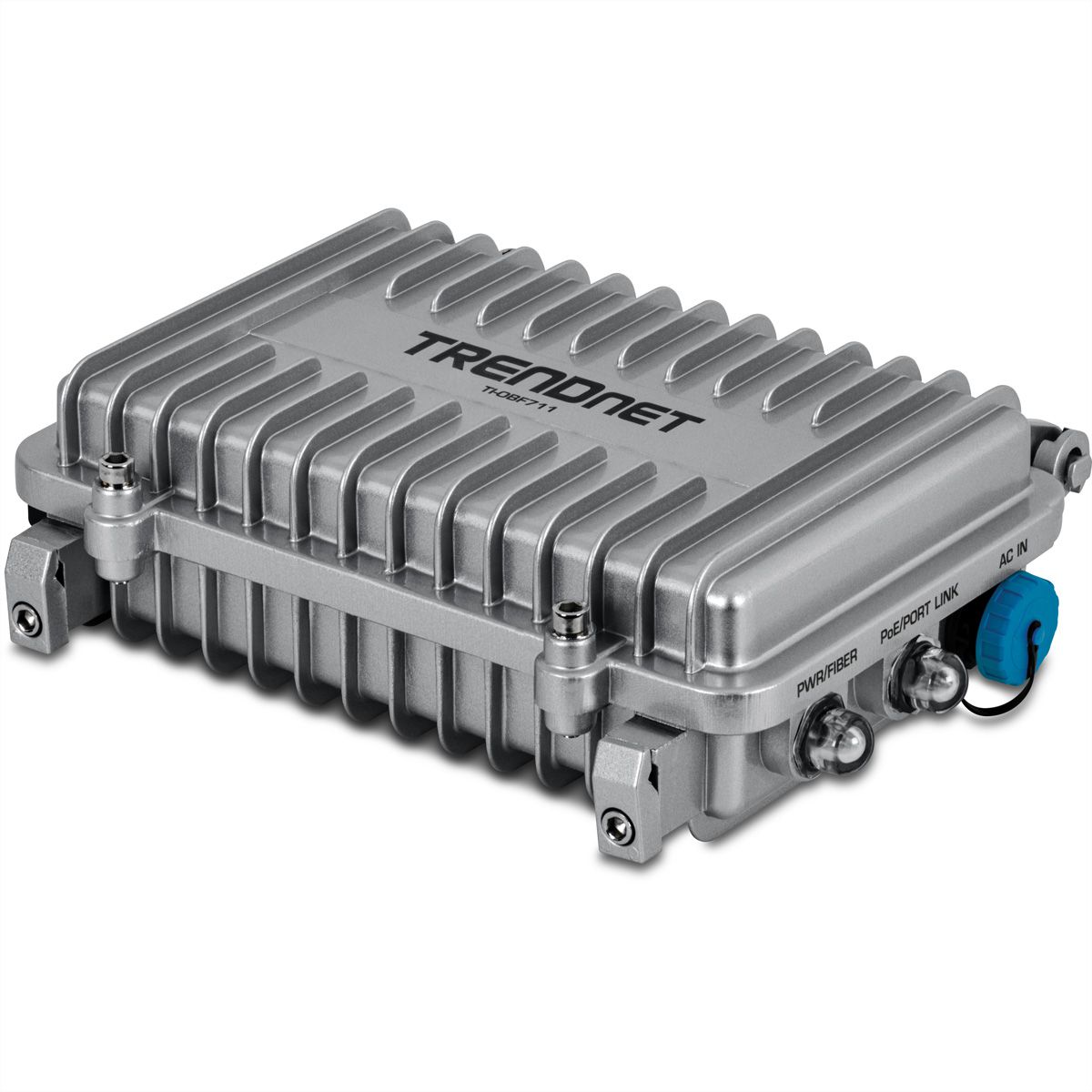 TRENDnet TI-OBF711 Industrial Outdoor 10G SFP+ to 10G PoE++ Media Converter (95W)