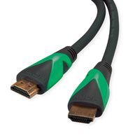 ROLINE GREEN ATC 8K HDMI Ultra HD Kabel met Ethernet, M/M, zwart, 2 m
