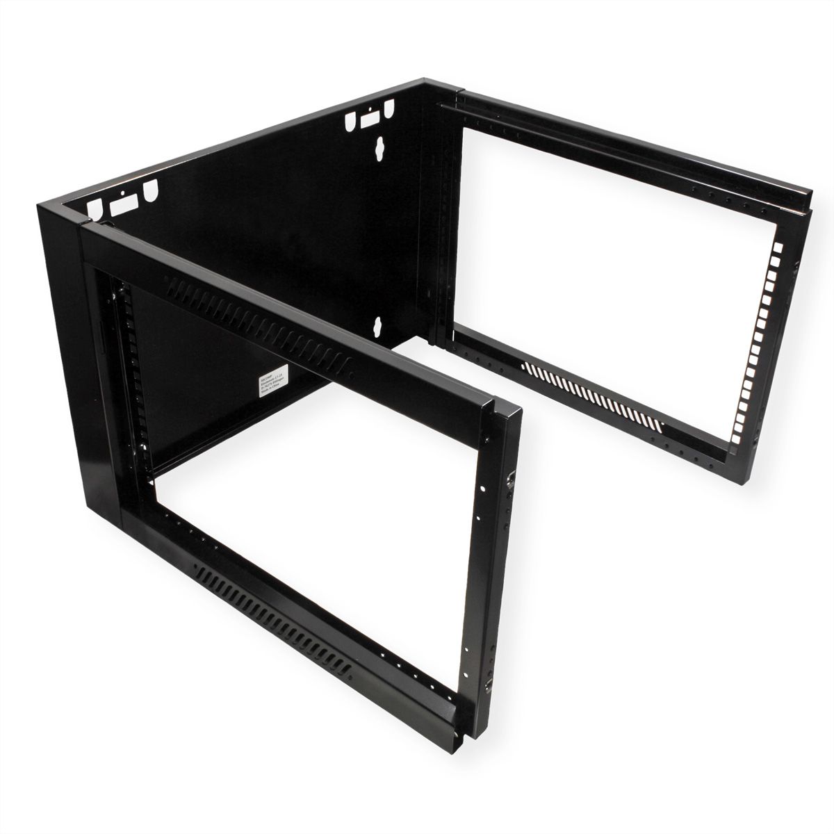 VALUE 19" Wall Mount Rack 6U, 368 x 570 x 600mm (HxWxD), black