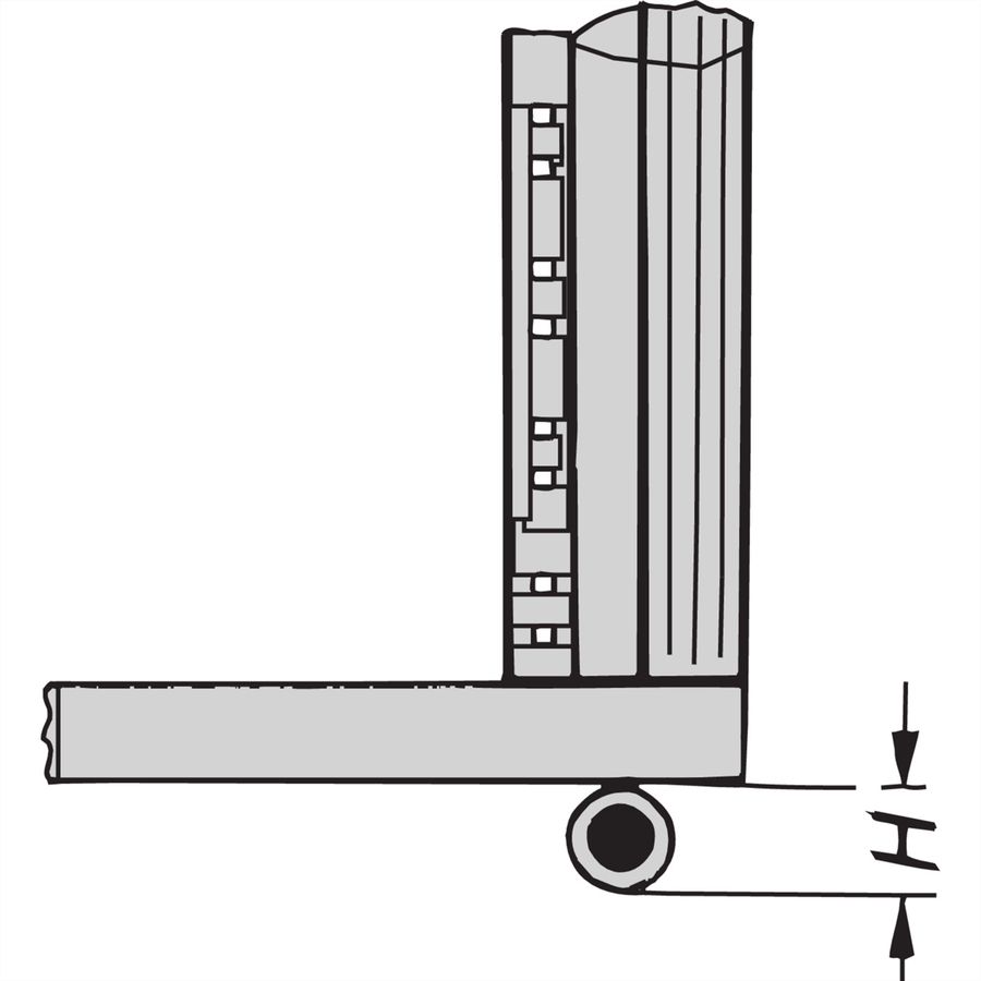 SCHROFF Eurorack Castor, 400 kg, 110 mm Height
