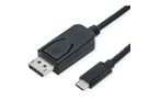 ROLINE USB type C - DisplayPort adapterkabel, v1.4, M/M, 1 m