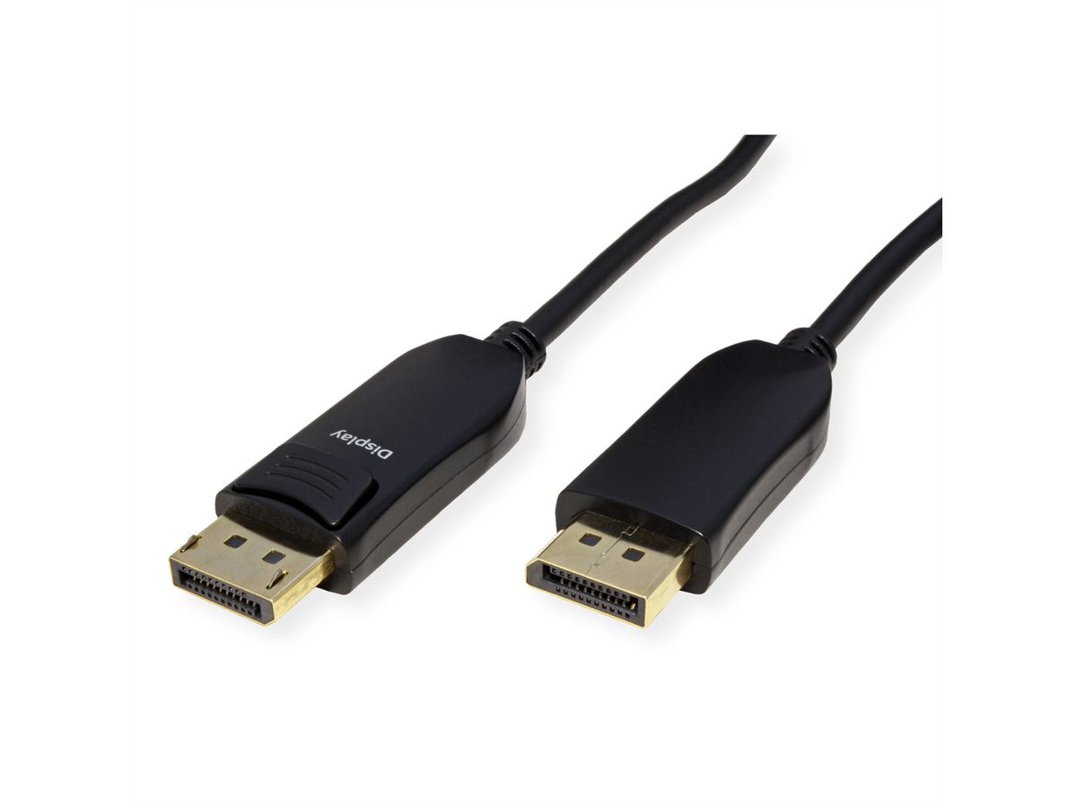 ROLINE DisplayPort v2.1 Kabel (AOC), M/M, 20 m