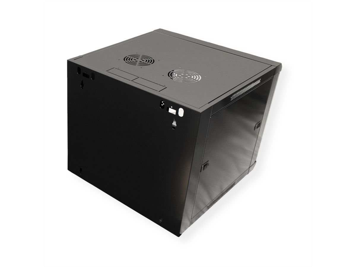 VALUE 19" Wall Mount Rack 6U, 368 x 570 x 450 (HxWxD), black