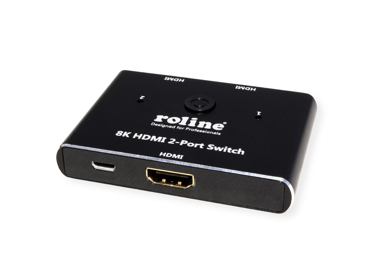ROLINE 8K HDMI Switch, 2-ways