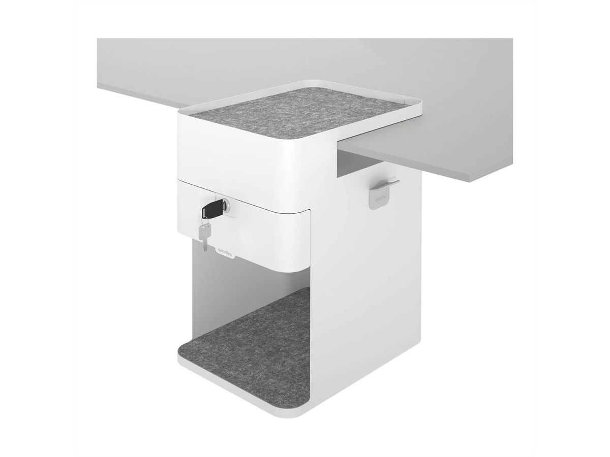 DATAFLEX Bento® desktop locker, 500, white