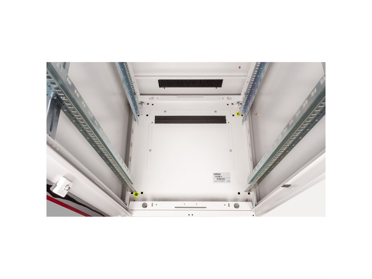 ROLINE 19-inch netwerkkast Pro 47 U, 600x600 BxD Glazen deur grijs