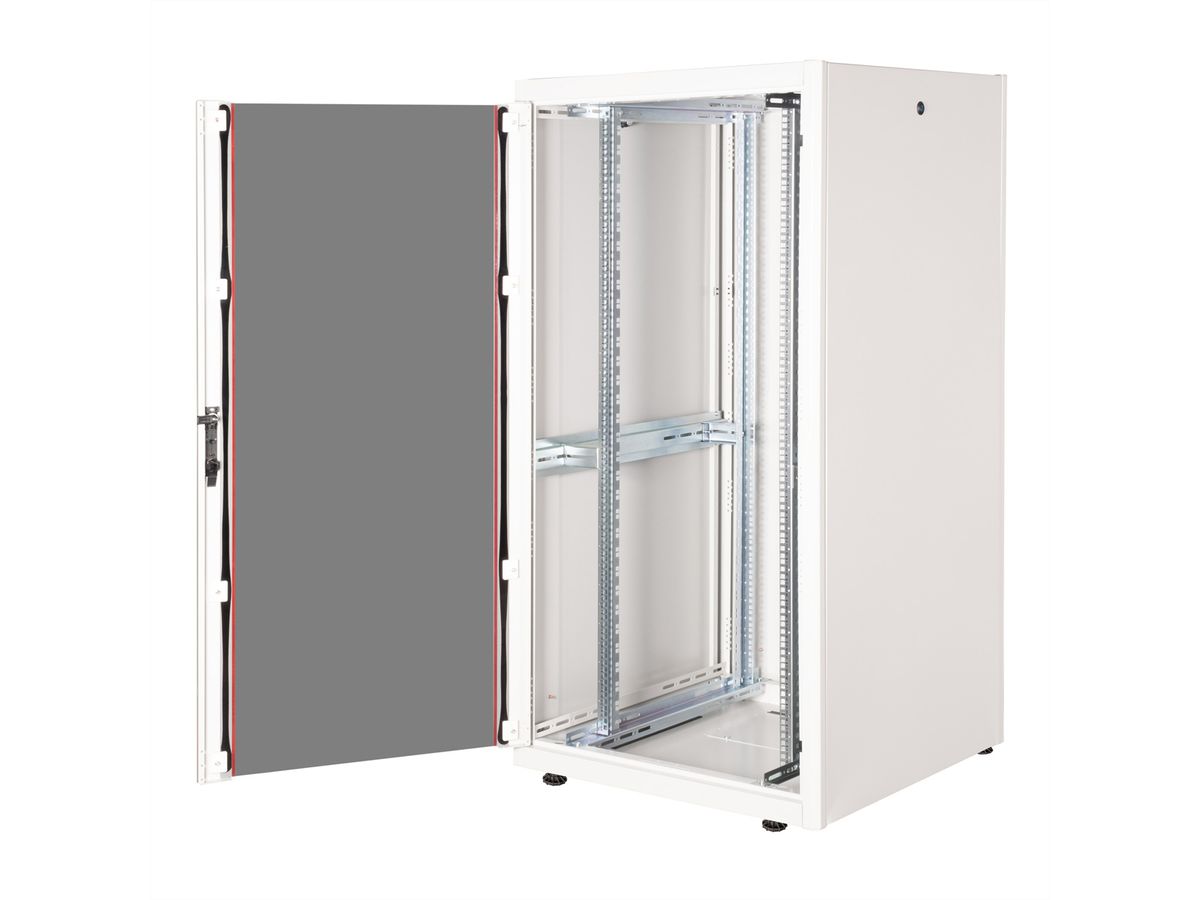 ROLINE 19-inch netwerkkast Basic 32 U, 800x800 BxD Glazen deur grijs