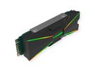 Xilence M2SSD.B.ARGB M.2 2280 SSD PCIe NVMe/SATA Cooler, 3PIN ARGB 5V, Passive