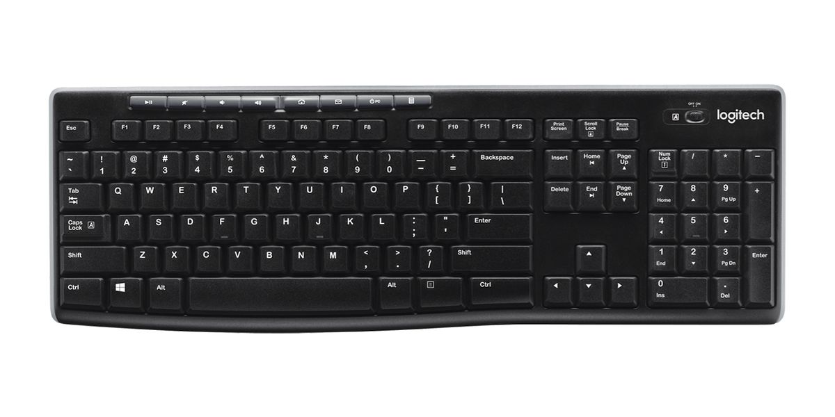 Logitech K270 toetsenbord RF Draadloos QWERTY Engels Zwart