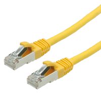 VALUE S/FTP Patch Cord Cat.6 (Class E), halogen-free, yellow, 5 m